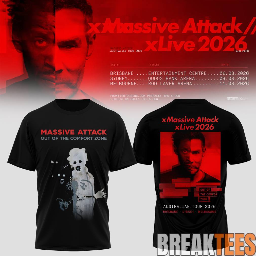 Massive Attack x Live 2026 Tour - Adult & Kids T-Shirts, Sweatshirts & Hoodies apparel design preview 1