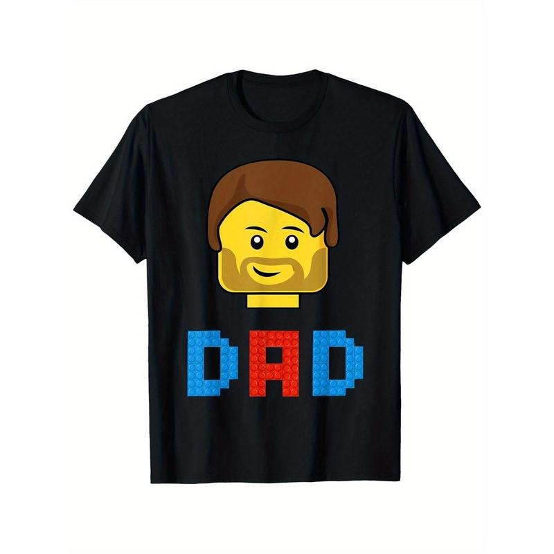 Master Builder Dad Crew Neck Short Sleeve 100% Cotton - Adult & Kids T-Shirts, Sweatshirts & Hoodies apparel design preview 1