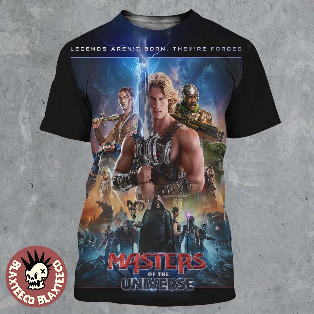 Masters Of The Universe Movie New Poster Legends - Adult & Kids T-Shirts, Sweatshirts & Hoodies apparel design preview 1