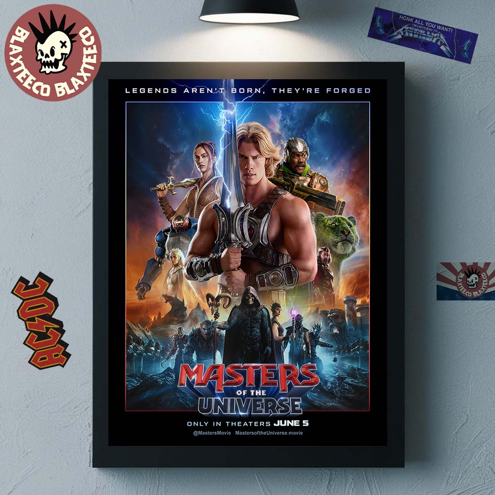 Masters Of The Universe Movie New Poster Legends - Adult & Kids T-Shirts, Sweatshirts & Hoodies apparel design preview 1