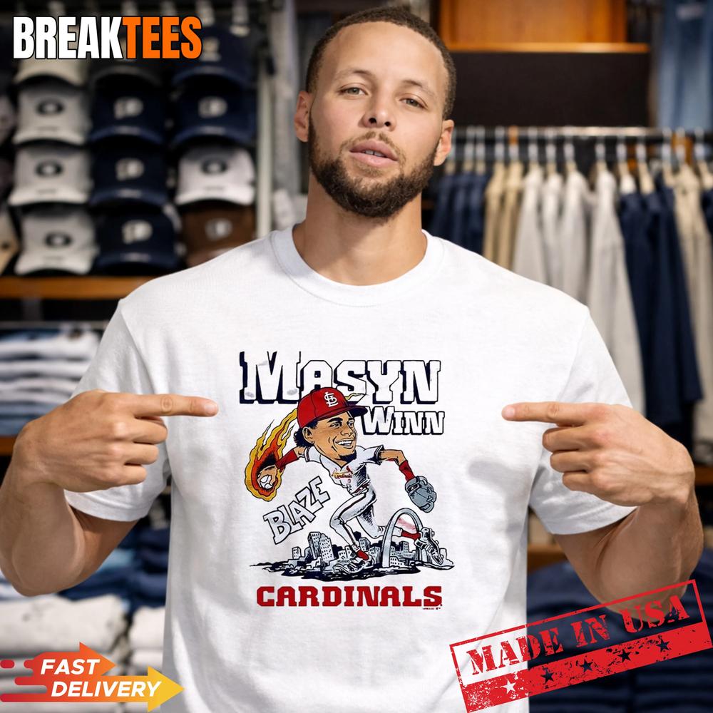 Masyn Winn St Louis Cardinals baseball Blaze - Adult & Kids T-Shirts, Sweatshirts & Hoodies apparel design preview 1
