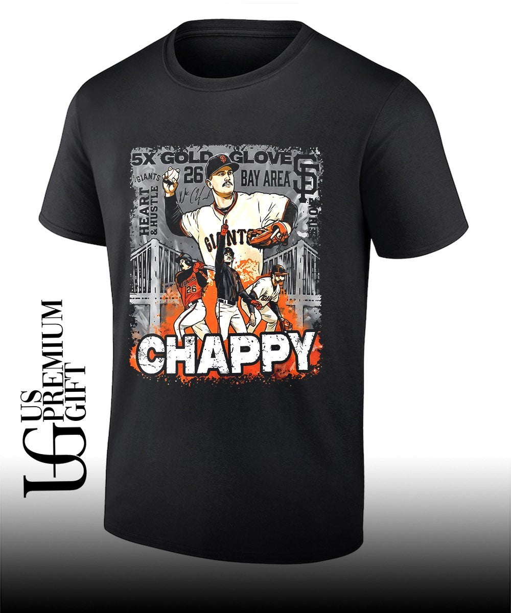 Matt Chapman San Francisco Giants 5x Gold Glove Bay - Adult & Kids T-Shirts, Sweatshirts & Hoodies apparel design preview 1