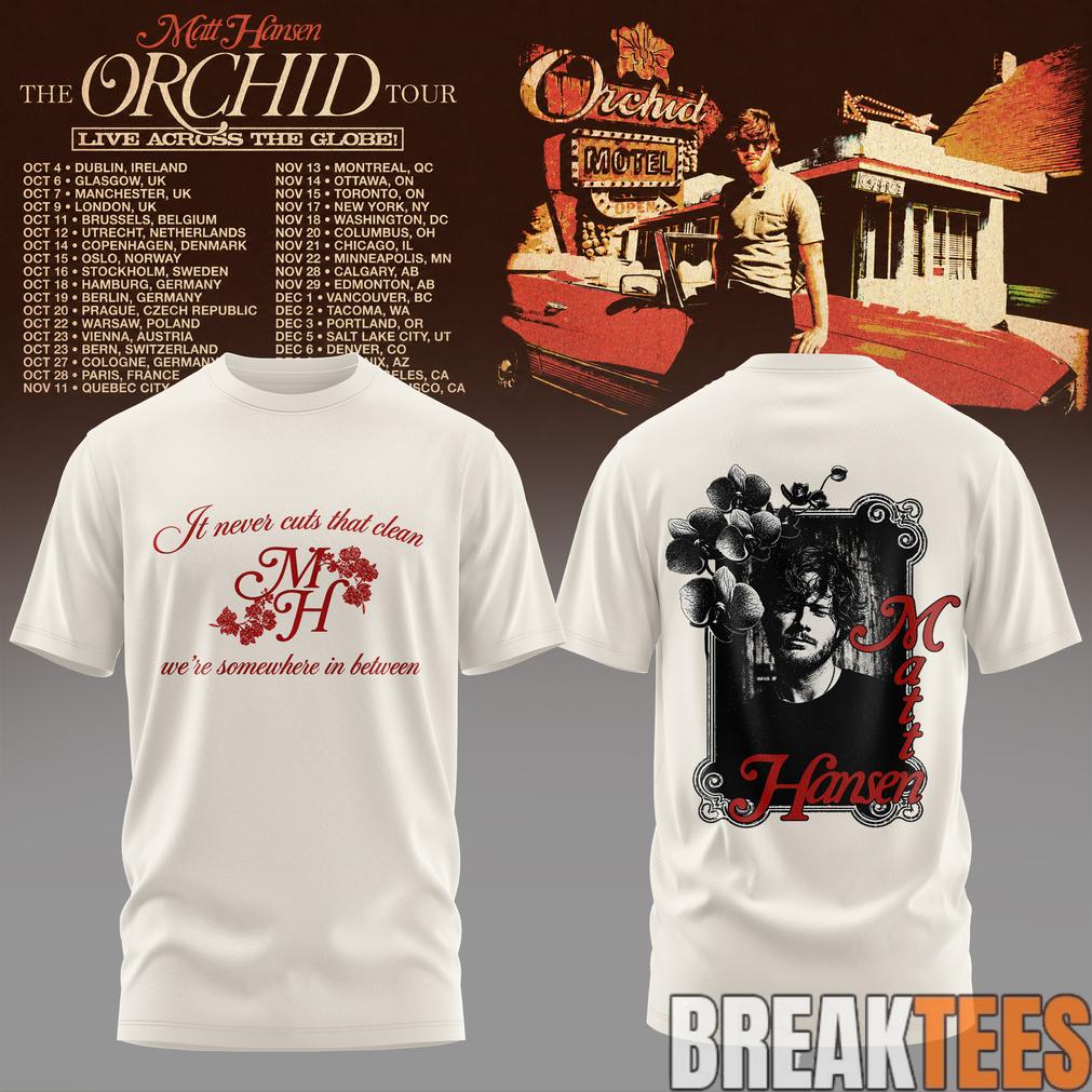 Matt Hansen The Orchid Tour 2026 - Adult & Kids T-Shirts, Sweatshirts & Hoodies apparel design preview 1