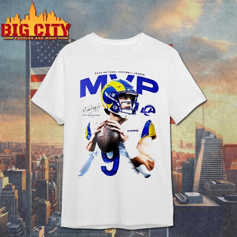 Matthew Stafford Mvp 2025 National Football League - Adult & Kids T-Shirts, Sweatshirts & Hoodies apparel design preview 1