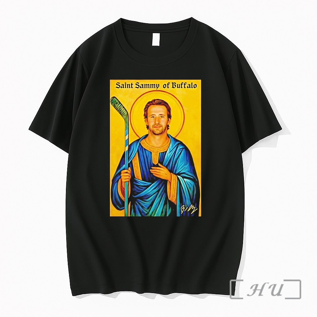 Mattias Samuelsson Buffalo Sabres Saint Sammy Of - Adult & Kids T-Shirts, Sweatshirts & Hoodies apparel design preview 1