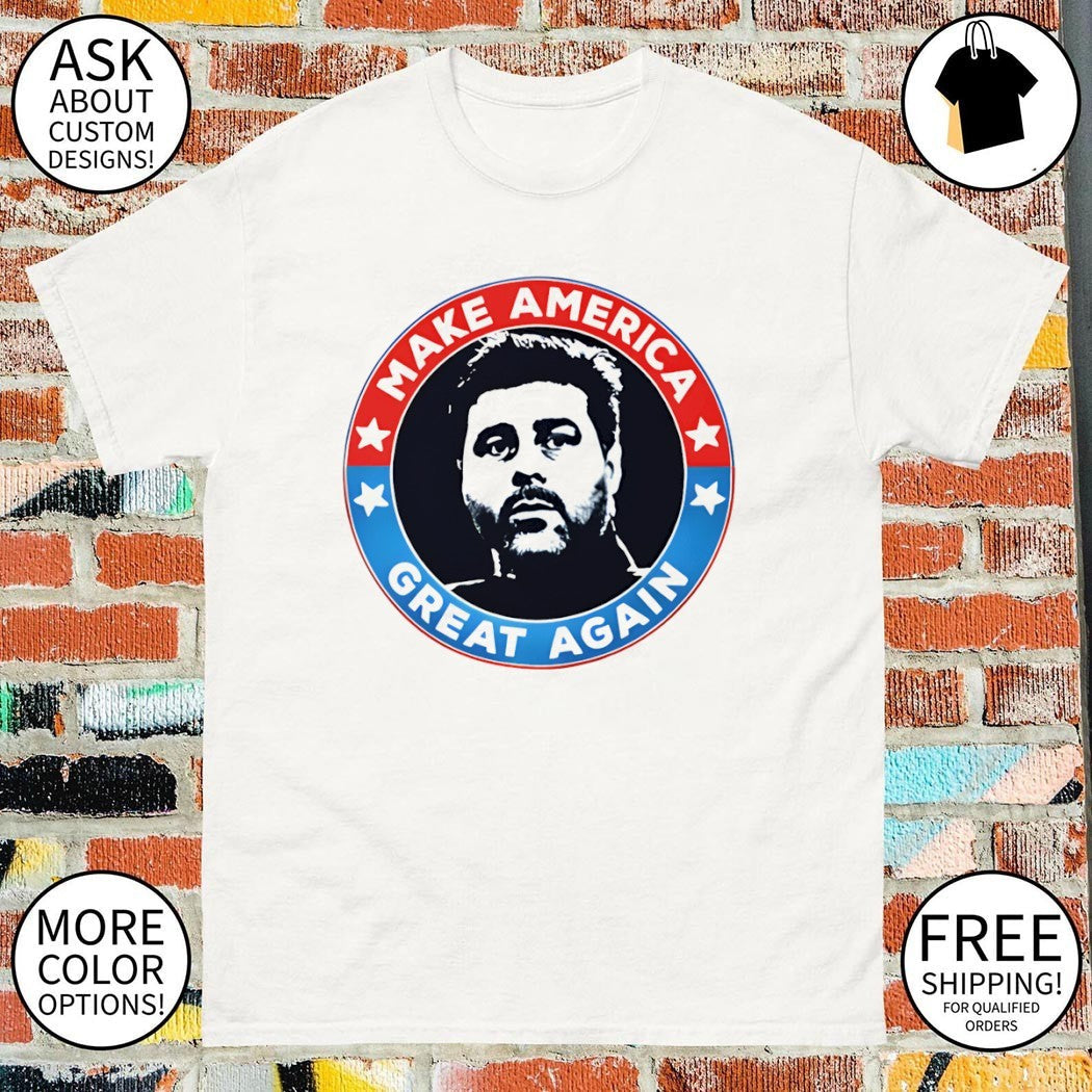 Mauricio Pochettino Make America Great Again USA - Adult & Kids T-Shirts, Sweatshirts & Hoodies apparel design preview 1