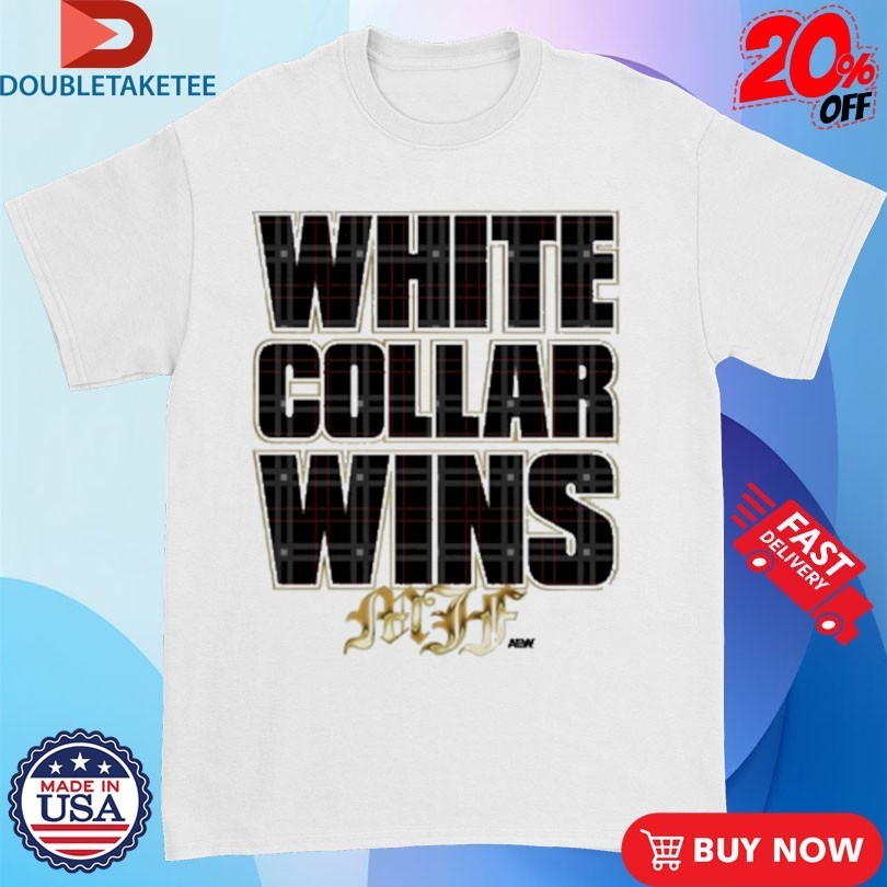 Maxwell Jacob Friedman MJF White Collar Wins AEW - Adult & Kids T-Shirts, Sweatshirts & Hoodies apparel design preview 1