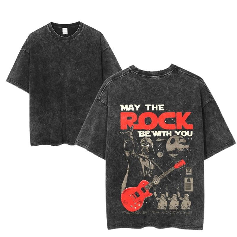 May Rock Be You Guitar Parody Vintage Star Band - Adult & Kids T-Shirts, Sweatshirts & Hoodies apparel design preview 1