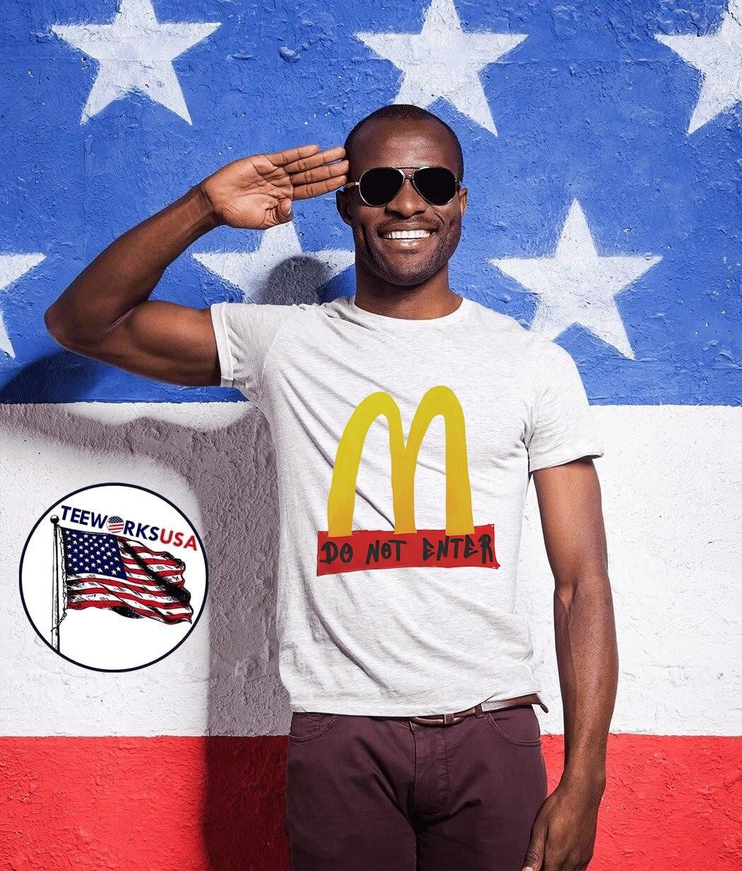 McDonalds Do Not Enter Graphic - Adult & Kids T-Shirts, Sweatshirts & Hoodies apparel design preview 1
