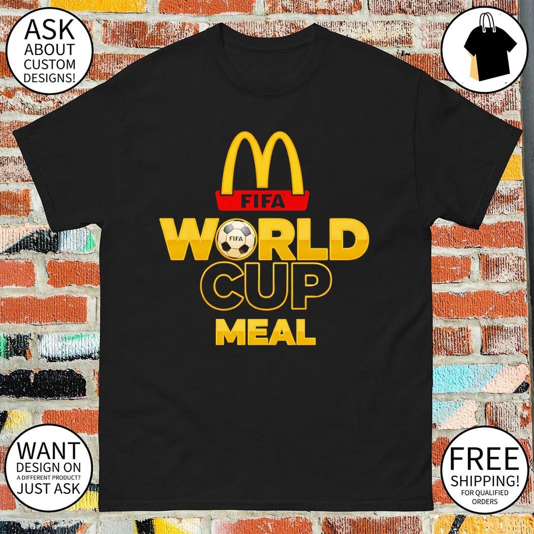 McDonald's x Fifa logo World Cup Meal 2026 - Adult & Kids T-Shirts, Sweatshirts & Hoodies apparel design preview 1