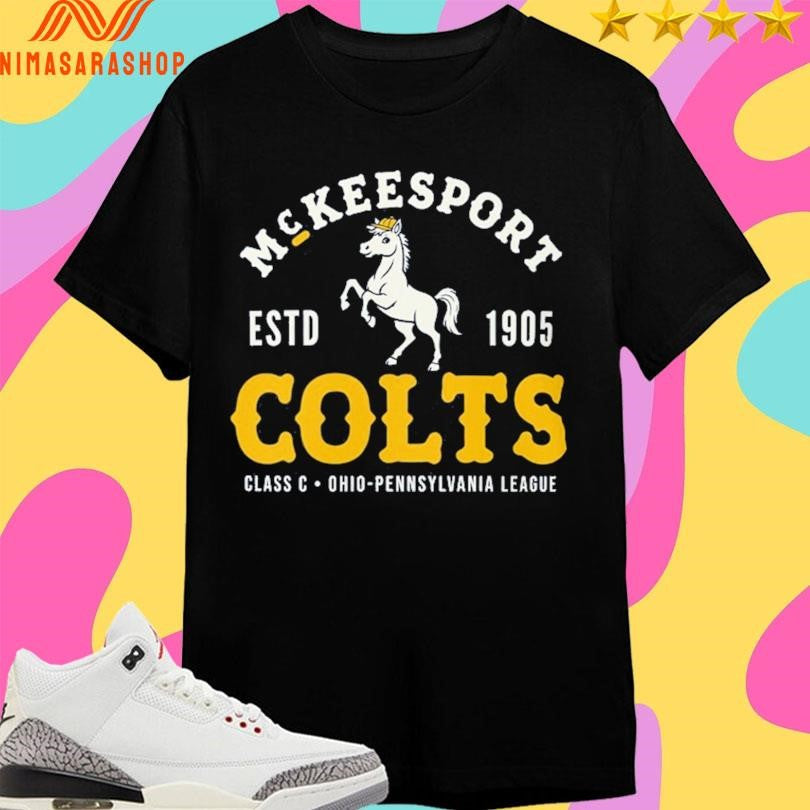 McKeesport Colts Baseball Estd 1905 Class C Ohio - Adult & Kids T-Shirts, Sweatshirts & Hoodies apparel design preview 1