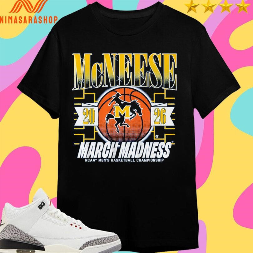 McNeese Cowboys Mbb 2026 March Madness Ncaa - Adult & Kids T-Shirts, Sweatshirts & Hoodies apparel design preview 1