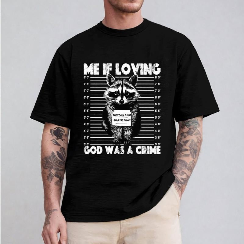 Me If Loving God Was Crime Christian Funny Casual - Adult & Kids T-Shirts, Sweatshirts & Hoodies apparel design preview 1