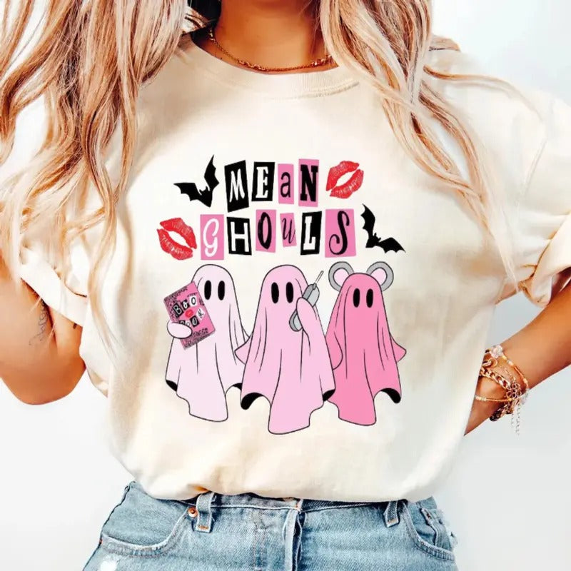 Mean Ghouls Relaxed Fit Printed Usa Womenswear Casual - Adult & Kids T-Shirts, Sweatshirts & Hoodies apparel design preview 1
