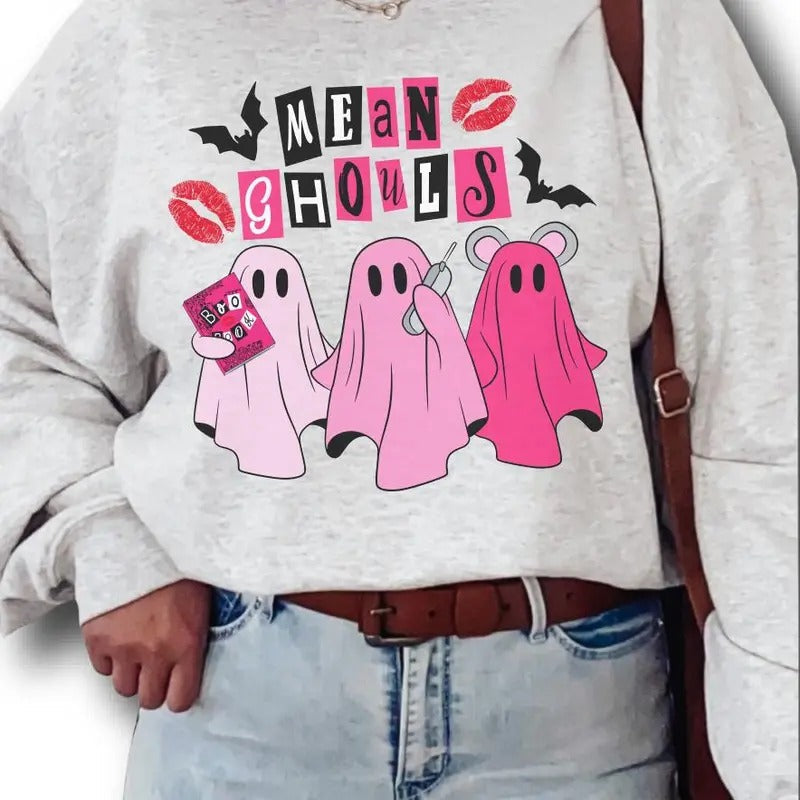 Mean Ghouls Relaxed Fit Printed USA Womenswear Casual - Adult & Kids T-Shirts, Sweatshirts & Hoodies apparel design preview 1