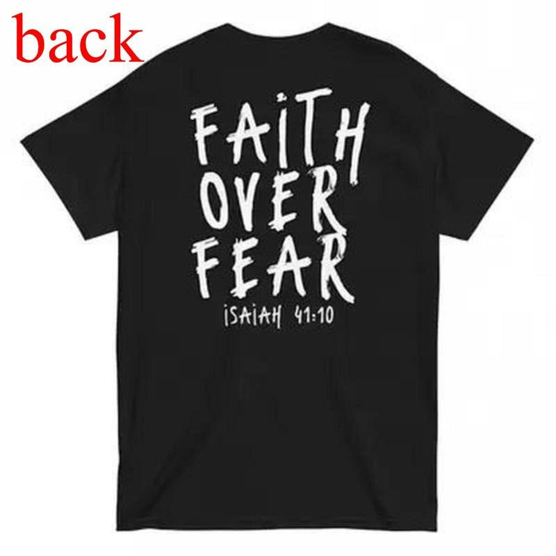 Meaningful Faith Over Fear Scripture Male Believers - Adult & Kids T-Shirts, Sweatshirts & Hoodies apparel design preview 1