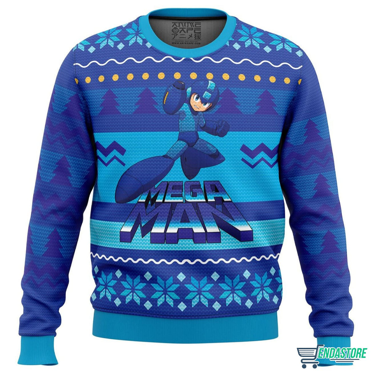 Mega Man 3D Ugly Christmas Sweater - Holiday Gift product image