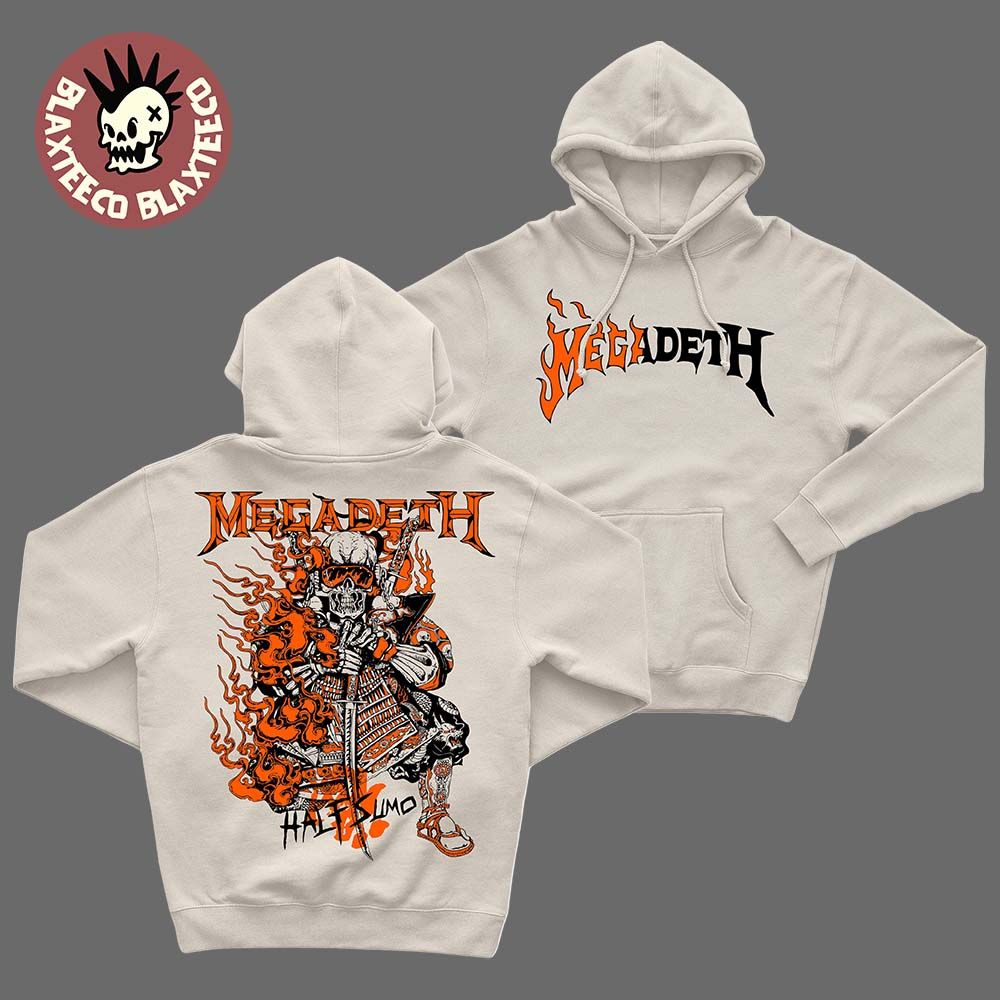 Megadeth X Half Sumo Farewell Fire 2026 Collection - Adult & Kids T-Shirts, Sweatshirts & Hoodies apparel design preview 1