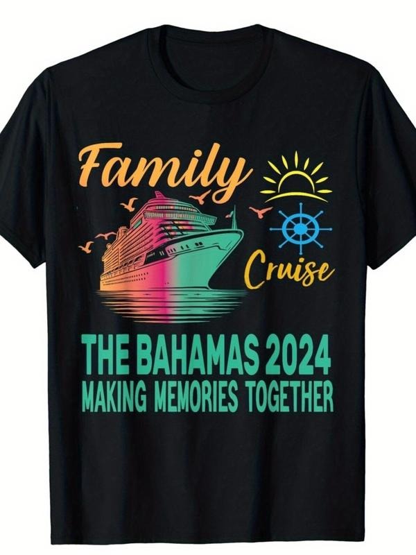 Casual Family Cruise Bahamas Unique Cotton Streetwear - Adult & Kids T-Shirts, Sweatshirts & Hoodies apparel design preview 1