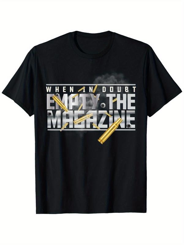 Empty Magazine When Doubt 100 Cotton Casual Crew Neck - Adult & Kids T-Shirts, Sweatshirts & Hoodies apparel design preview 1