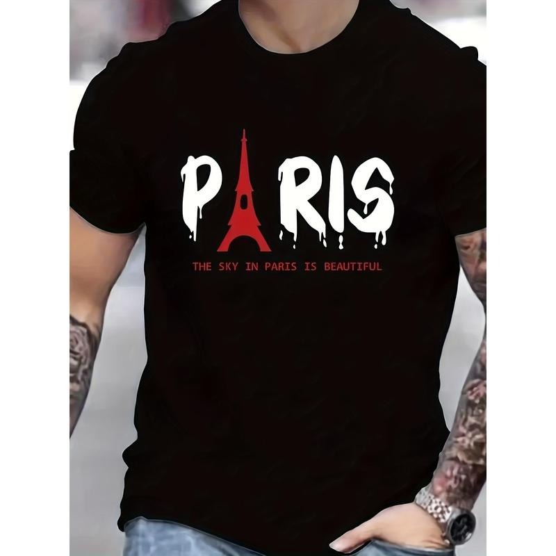 Tower Clothes Street Paris Letter Short Sleeve Casual - Adult & Kids T-Shirts, Sweatshirts & Hoodies apparel design preview 1