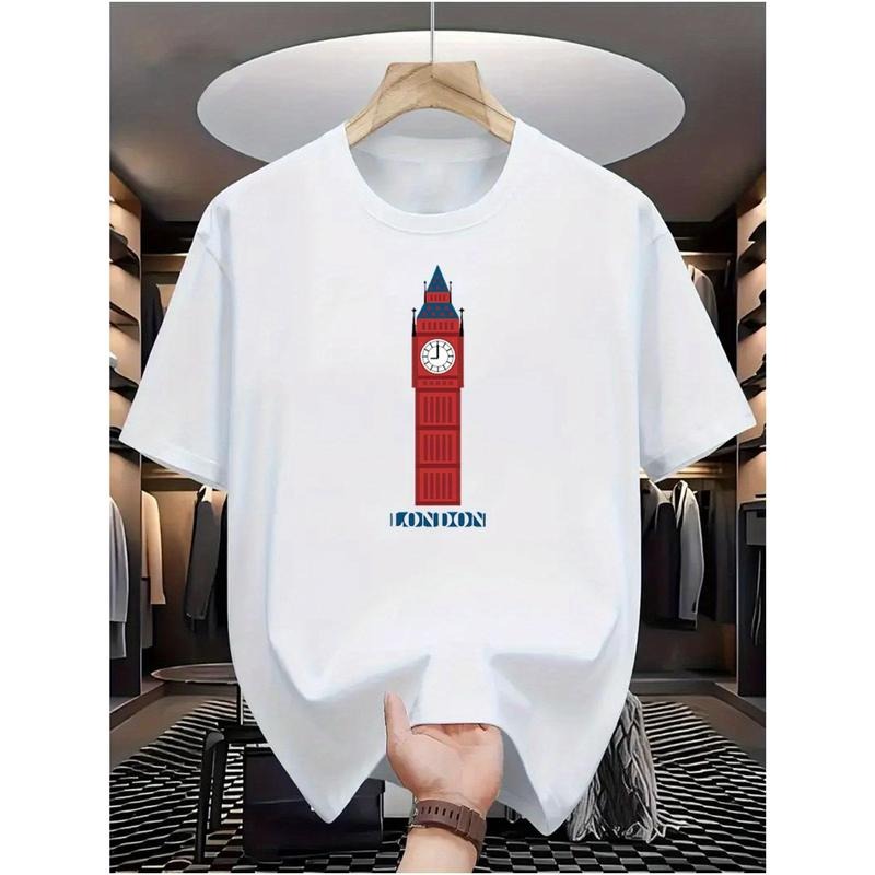 100% Cotton Casual Iconic Clock Tower Print - Adult & Kids T-Shirts, Sweatshirts & Hoodies apparel design preview 1