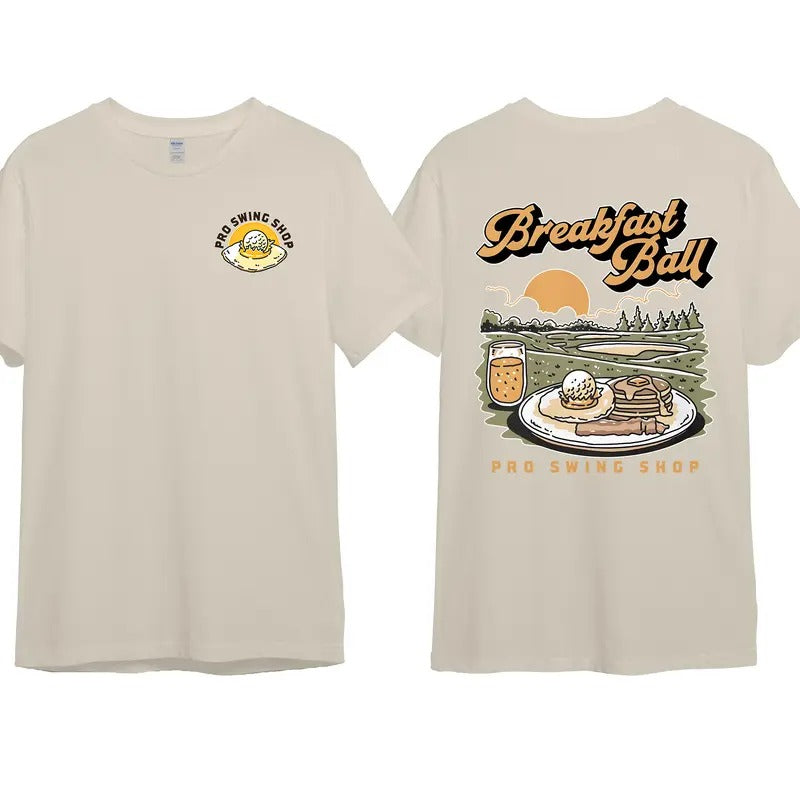 Breakfast Ball Classic Fit 100% Cotton Menswear - Adult & Kids T-Shirts, Sweatshirts & Hoodies apparel design preview 1