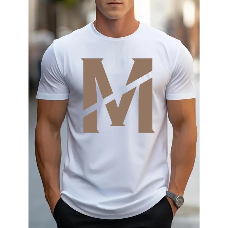 Casual Geometric Letter M Pattern Summer Cotton Knit - Adult & Kids T-Shirts, Sweatshirts & Hoodies apparel design preview 1