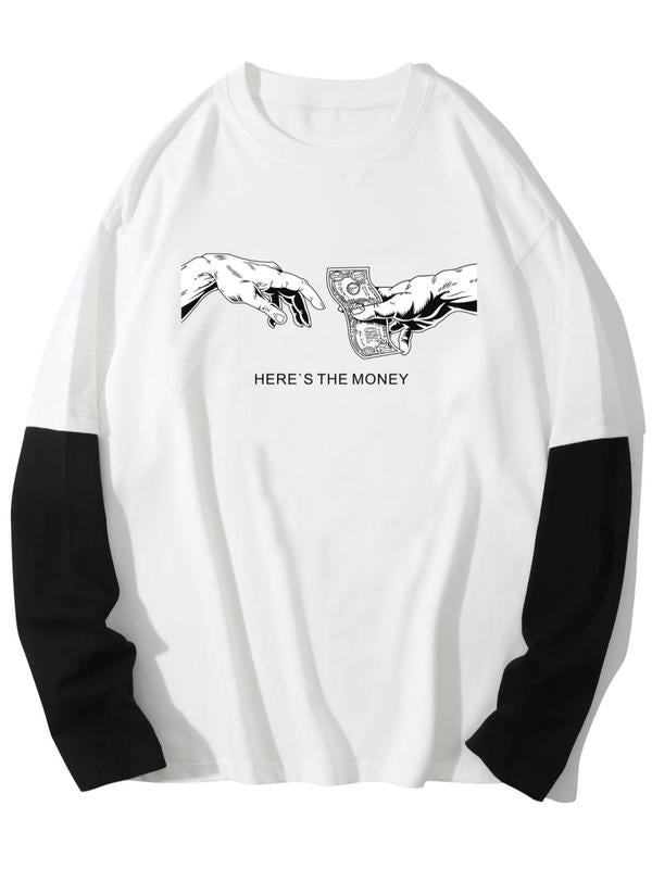 Colorblock Drop Shoulder Regular Fit Casual Comfy - Adult & Kids T-Shirts, Sweatshirts & Hoodies apparel design preview 1