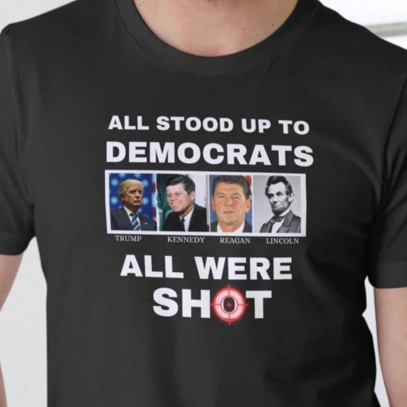 Cotton All Stood Up Democrats Casual Menswear - Adult & Kids T-Shirts, Sweatshirts & Hoodies apparel design preview 1