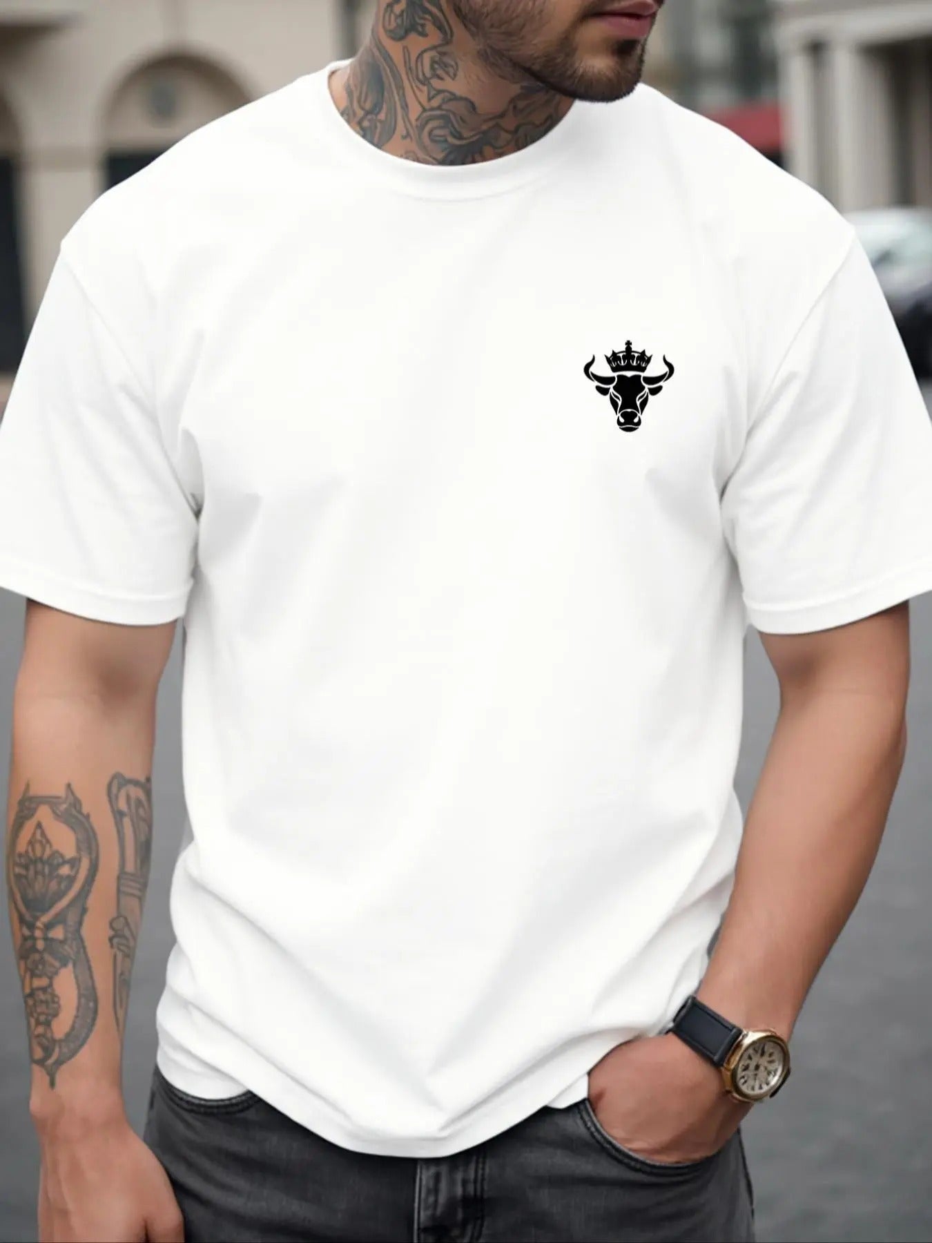 Print Round Neck Regular Fit Casual Short Sleeve Crew - Adult & Kids T-Shirts, Sweatshirts & Hoodies apparel design preview 1