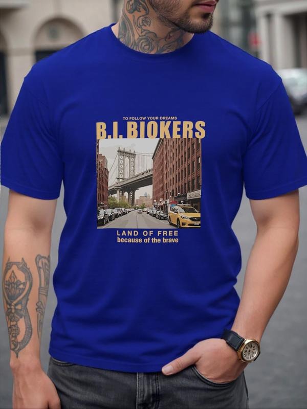 Print Round Neck Regular Fit Casual Short Sleeve Crew - Adult & Kids T-Shirts, Sweatshirts & Hoodies apparel design preview 1