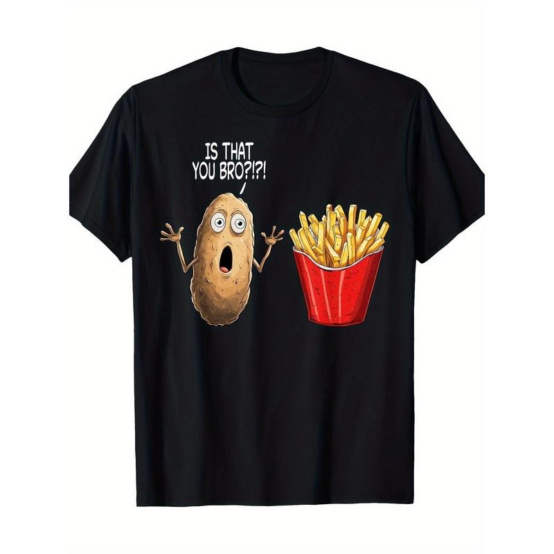 Humorous French Fry "IS THAT YOU BRO?" Potato - Adult & Kids T-Shirts, Sweatshirts & Hoodies apparel design preview 1