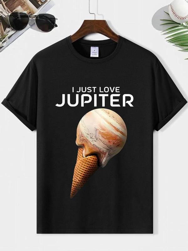 Ice Cream Print Round Neck Loose Casual Short Sleeve - Adult & Kids T-Shirts, Sweatshirts & Hoodies apparel design preview 1
