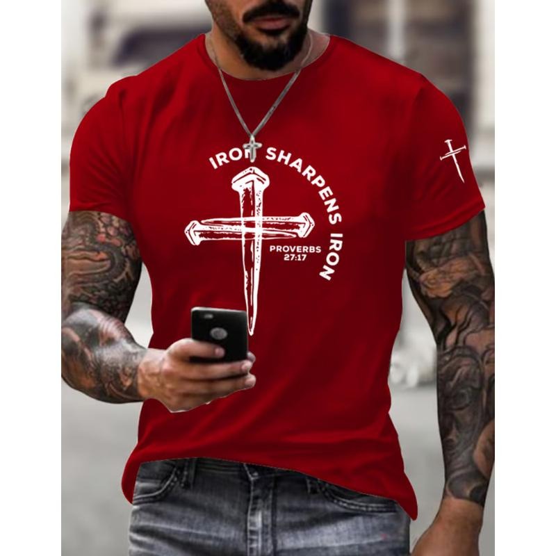 Iron Sharpens Pure Cotton Fabric Casual Streetstyle - Adult & Kids T-Shirts, Sweatshirts & Hoodies apparel design preview 1