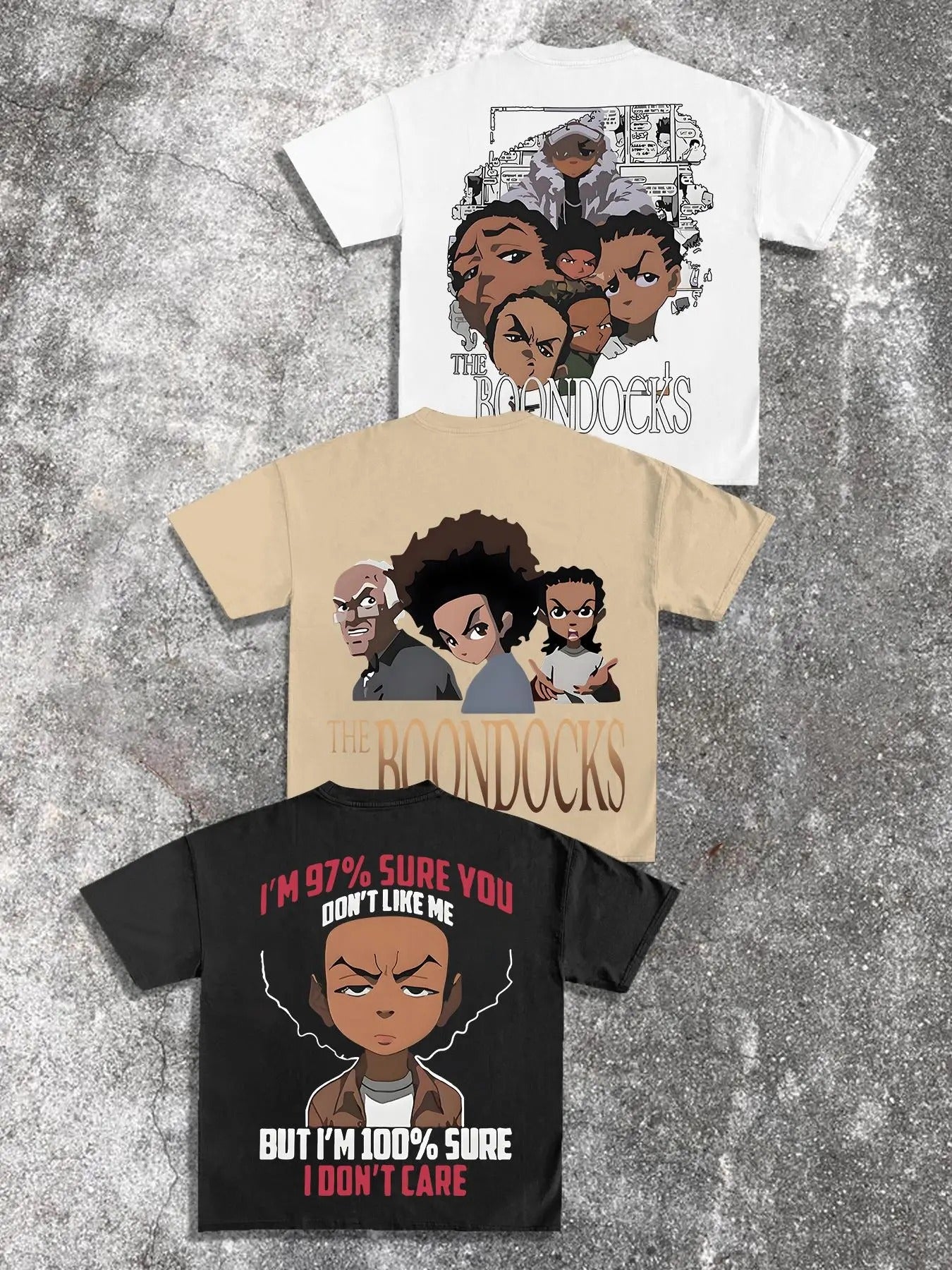 Letter Cartoon Print Round Neck Regular Fit Casual - Adult & Kids T-Shirts, Sweatshirts & Hoodies apparel design preview 1