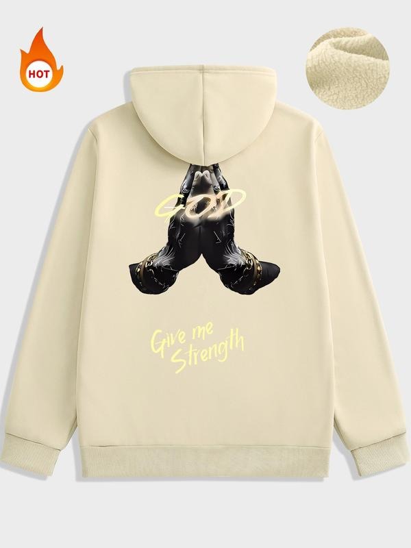Letter Print Pocket Regular Fit Casual Hooded Fall - Adult & Kids T-Shirts, Sweatshirts & Hoodies apparel design preview 1
