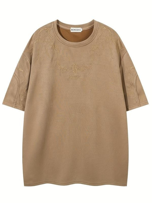 Letter Embroidery Short Sleeve Loose Casual Comfy - Adult & Kids T-Shirts, Sweatshirts & Hoodies apparel design preview 1