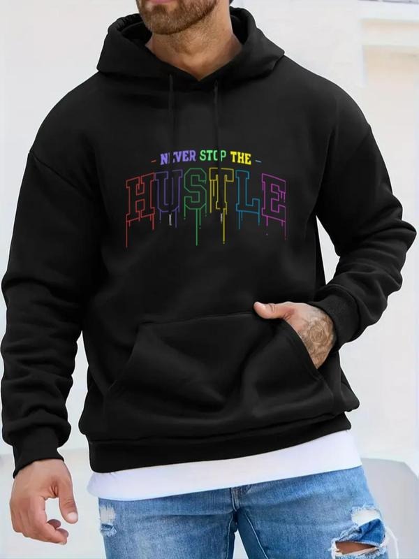Letter Print Drop Shoulder Casual Regular Fit - Adult & Kids T-Shirts, Sweatshirts & Hoodies apparel design preview 1