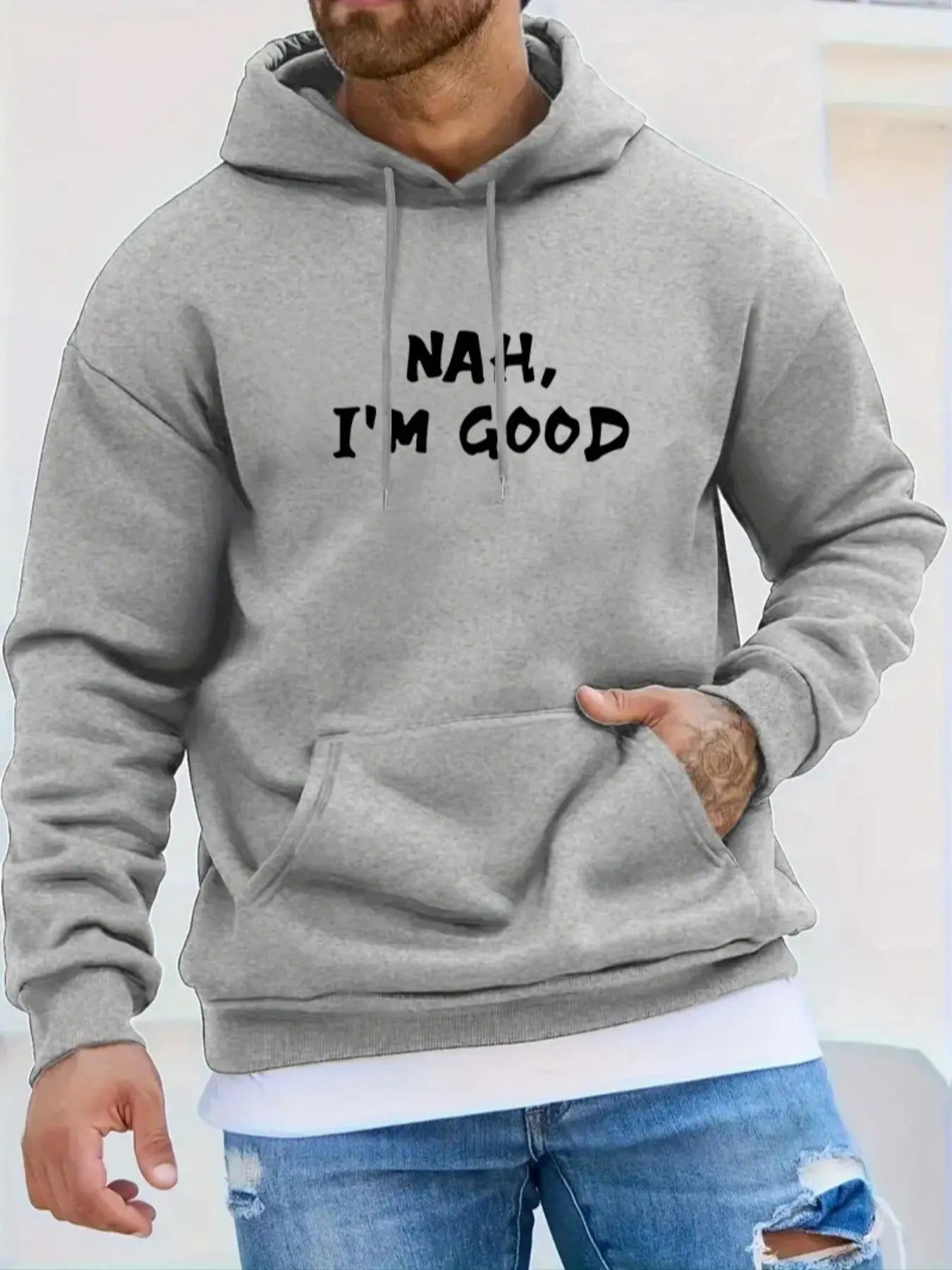 Letter Print Drop Shoulder Casual Regular Fit - Adult & Kids T-Shirts, Sweatshirts & Hoodies apparel design preview 1
