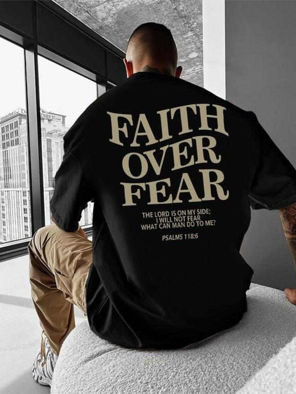 Letter Print Drop Shoulder Regular Fit Casual Half - Adult & Kids T-Shirts, Sweatshirts & Hoodies apparel design preview 1
