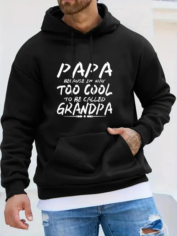Letter Print Pocket Drawstring Regular Fit Casual - Adult & Kids T-Shirts, Sweatshirts & Hoodies apparel design preview 1