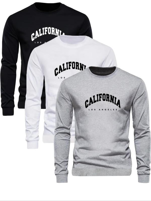 Letter Print Round Neck Regular Fit Casual Crew Fall - Adult & Kids T-Shirts, Sweatshirts & Hoodies apparel design preview 1