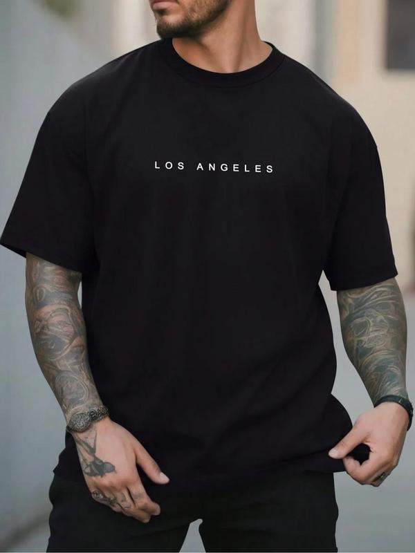 Letter Print Round Neck Regular Fit Casual Short - Adult & Kids T-Shirts, Sweatshirts & Hoodies apparel design preview 1