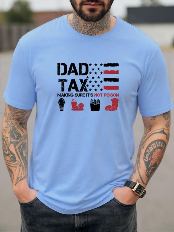 Letter Print Round Neck Regular Fit Casual Short - Adult & Kids T-Shirts, Sweatshirts & Hoodies apparel design preview 1
