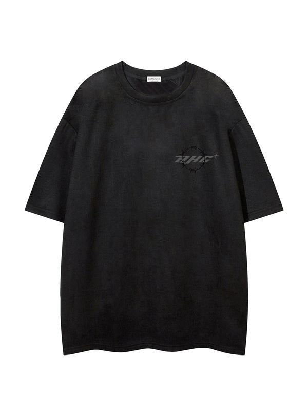 Letter Print Short Sleeve Loose Casual Summer Top - Adult & Kids T-Shirts, Sweatshirts & Hoodies apparel design preview 1