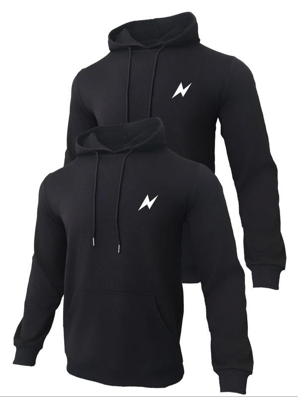 Lightning Print Pocket Drawstring Regular Fit Casual - Adult & Kids T-Shirts, Sweatshirts & Hoodies apparel design preview 1