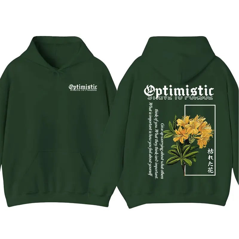Optimistic Flower Print Summer Outdoor Sports Short - Adult & Kids T-Shirts, Sweatshirts & Hoodies apparel design preview 1