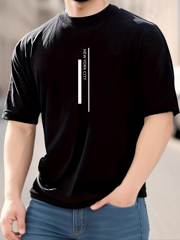 Plus Size Letter Print Round Neck Casual Short Sleeve - Adult & Kids T-Shirts, Sweatshirts & Hoodies apparel design preview 1