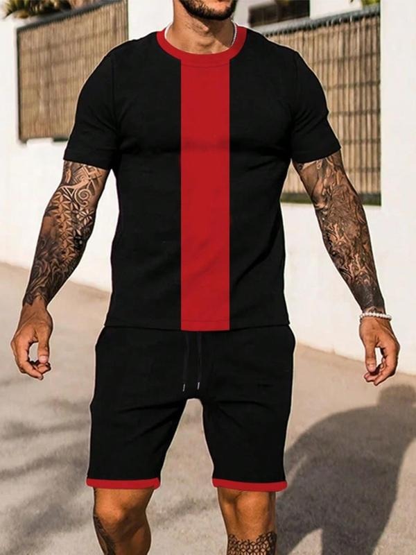 Regular Fit Colorblock Print Round Neck Casual Summer - Adult & Kids T-Shirts, Sweatshirts & Hoodies apparel design preview 1